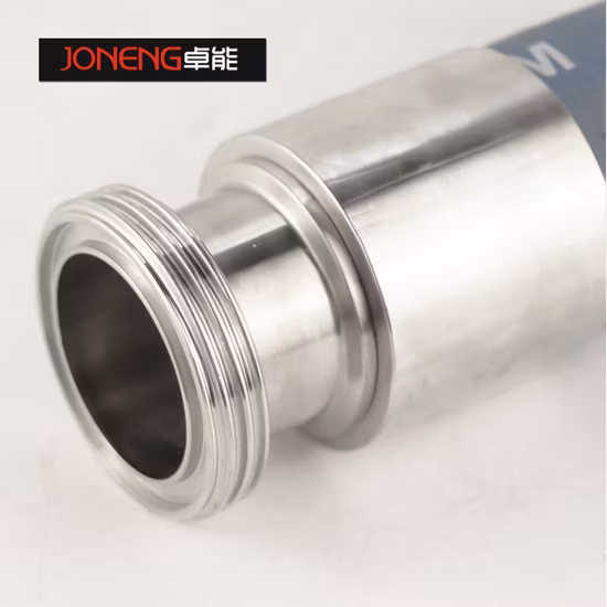 Água Sanitária de Aço Inoxidável Triclover de Alta Pressão Flexível Flex Metal Escape Trançado Reforçado Borracha Corrugada SAE 100 R14 Tubo Mangueira (JN-HS1001)