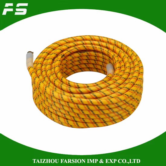 Mangueira de bomba de spray de alta pressão flexível de PVC de 8,5 mm trançada resistente a frio Mangueira de compressor de ar pneumático