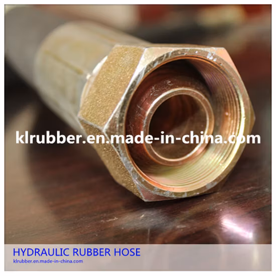 Steel Wire Braided Corrugated Hydraulic Rubber Hose