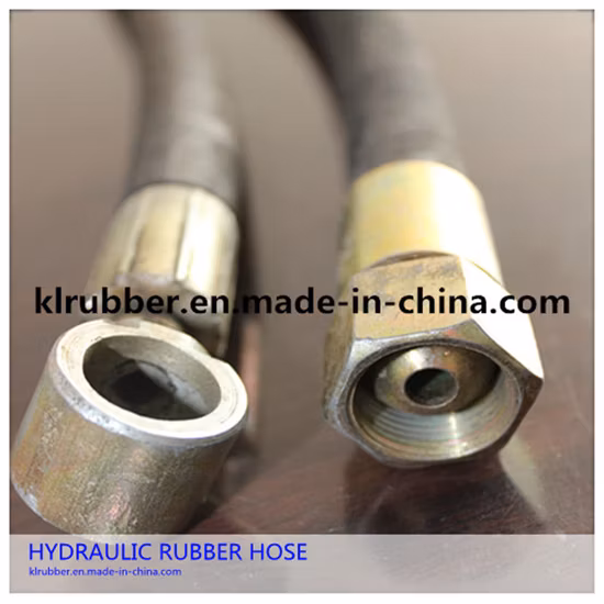 Steel Wire Braided Corrugated Hydraulic Rubber Hose