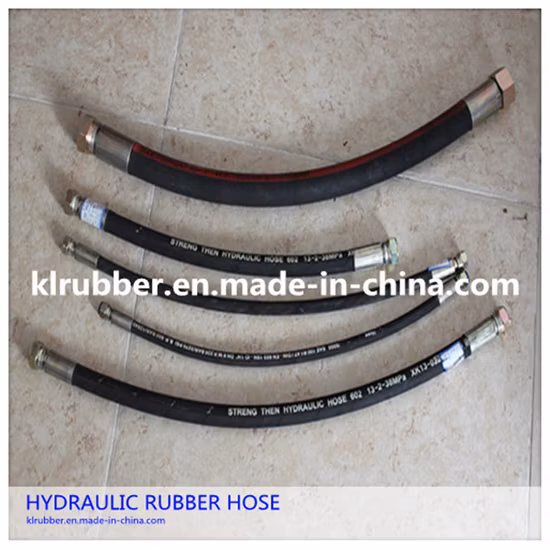 Steel Wire Braided Corrugated Hydraulic Rubber Hose